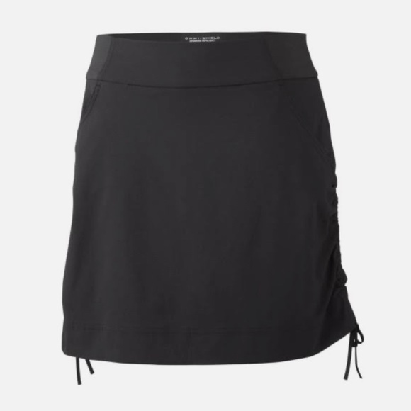 NWT Columbia Anytime Shirred Side Casual Skort in Black - Picture 3 of 9